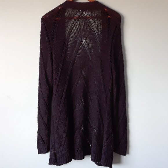 Vintage Boho Knit Open Cardigan Revolution by Ricki's XL - Picture 4 of 8